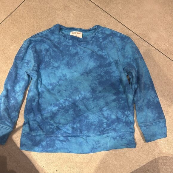 Cat & Jack Blue tie-dye Sweatshirt - Picture 1 of 3
